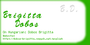 brigitta dobos business card